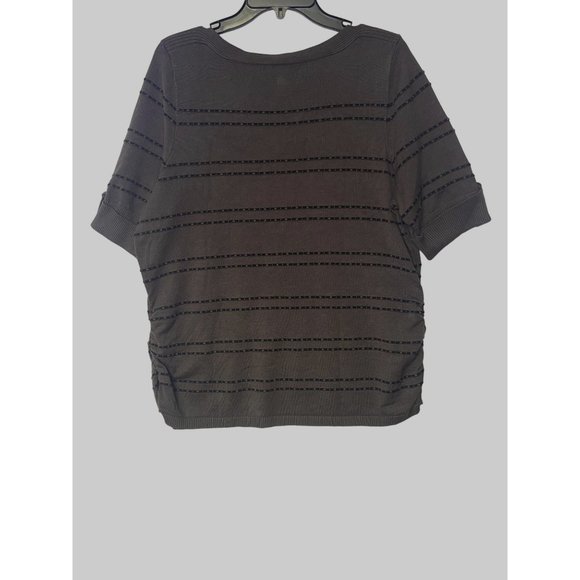 Apt 9 women’s shirt sweater size XL Green short sleeve - Picture 4 of 14